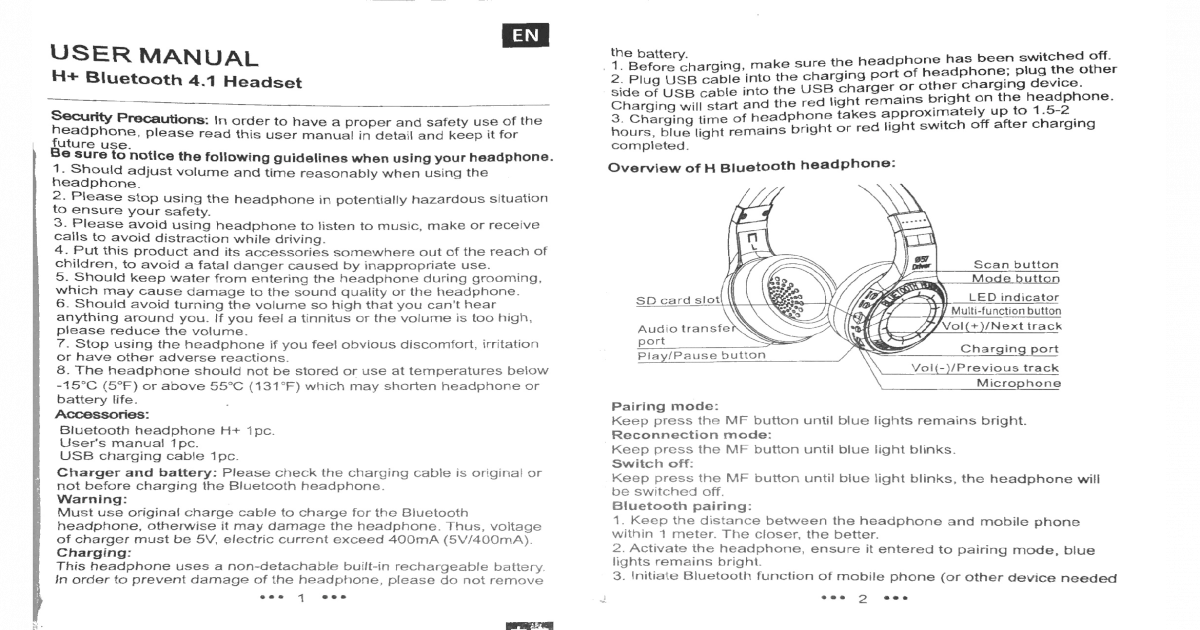 Bluedio Hurricane Turbine User Manual Pdf